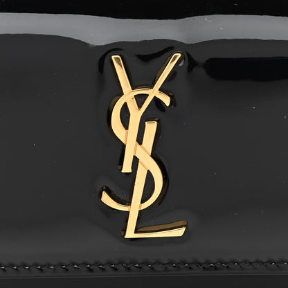 Saint Laurent Patent Monogram Kate Belt Bag Black 7 of 9