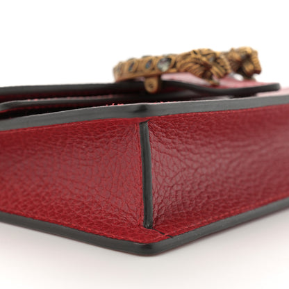 Gucci Calfskin Super Mini Dionysus Shoulder Bag Hibiscus Red 8 of 10