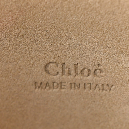 Chloe Calfskin Suede Medium Faye Shoulder Bag Carbon Brown 6 of 11