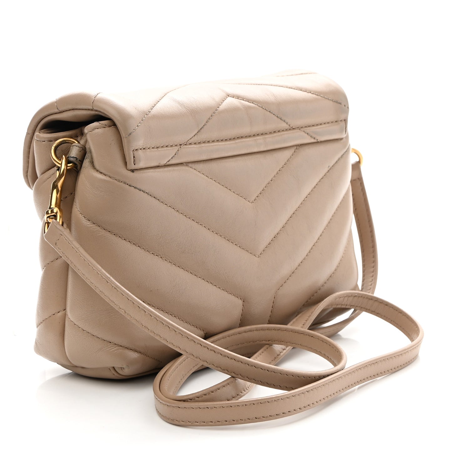 Calfskin Y Quilted Monogram Toy Loulou Satchel Light Natural