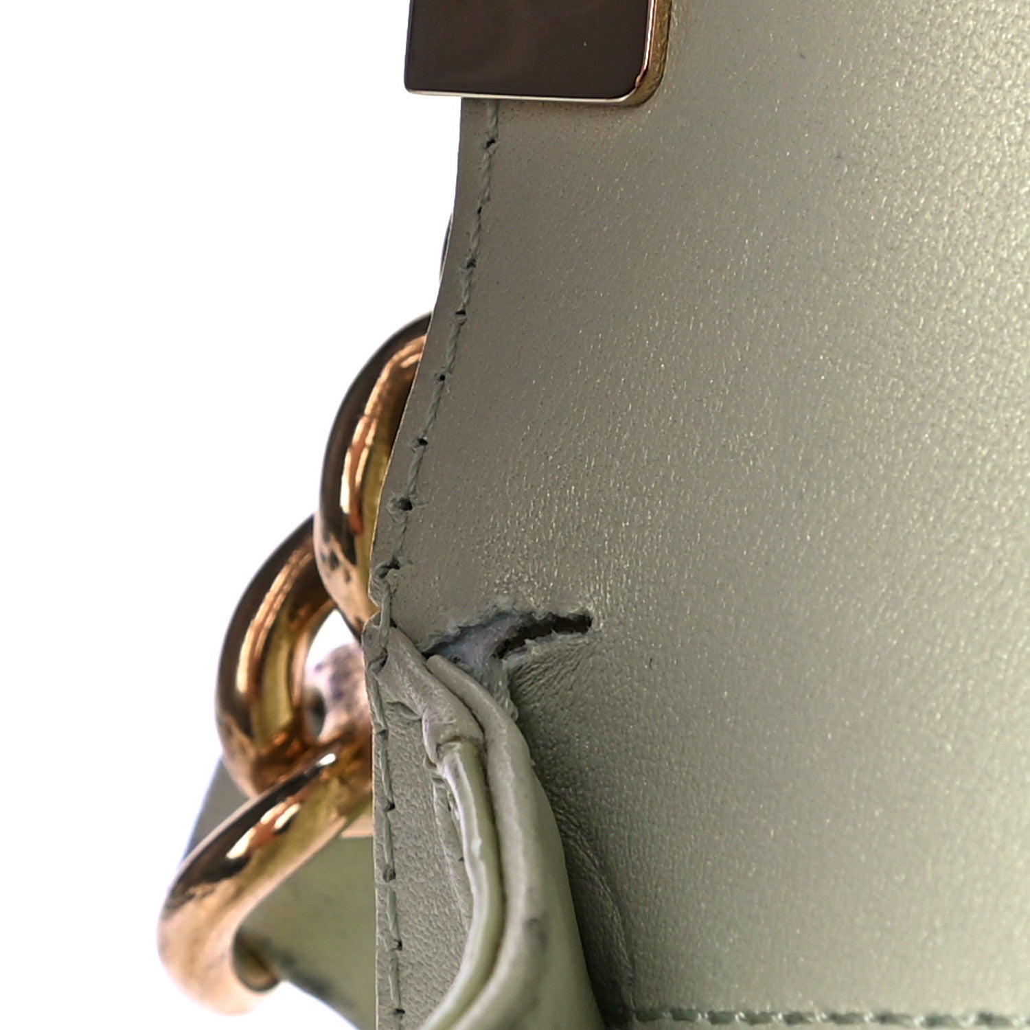 Chanel Patent Calfskin Quilted Medium Boy Flap Light Green 11 of 14