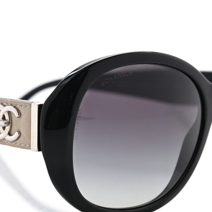 Chanel Acetate CC Turnlock Sunglasses 5235-Q Black Beige 7 of 8