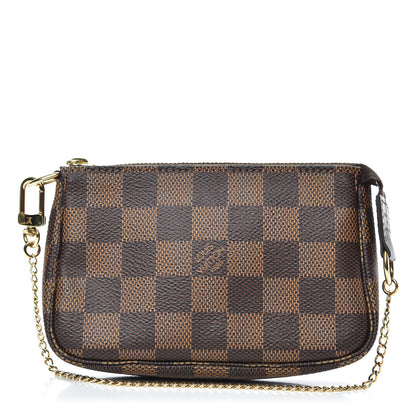 Louis Vuitton Damier Ebene Mini Pochette Accessories 1 of 7