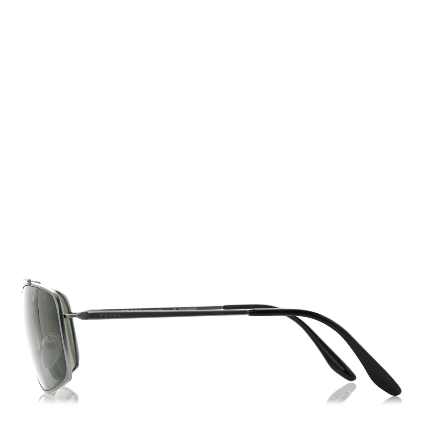 Rectangular Sunglasses SPR 64V Silver Black
