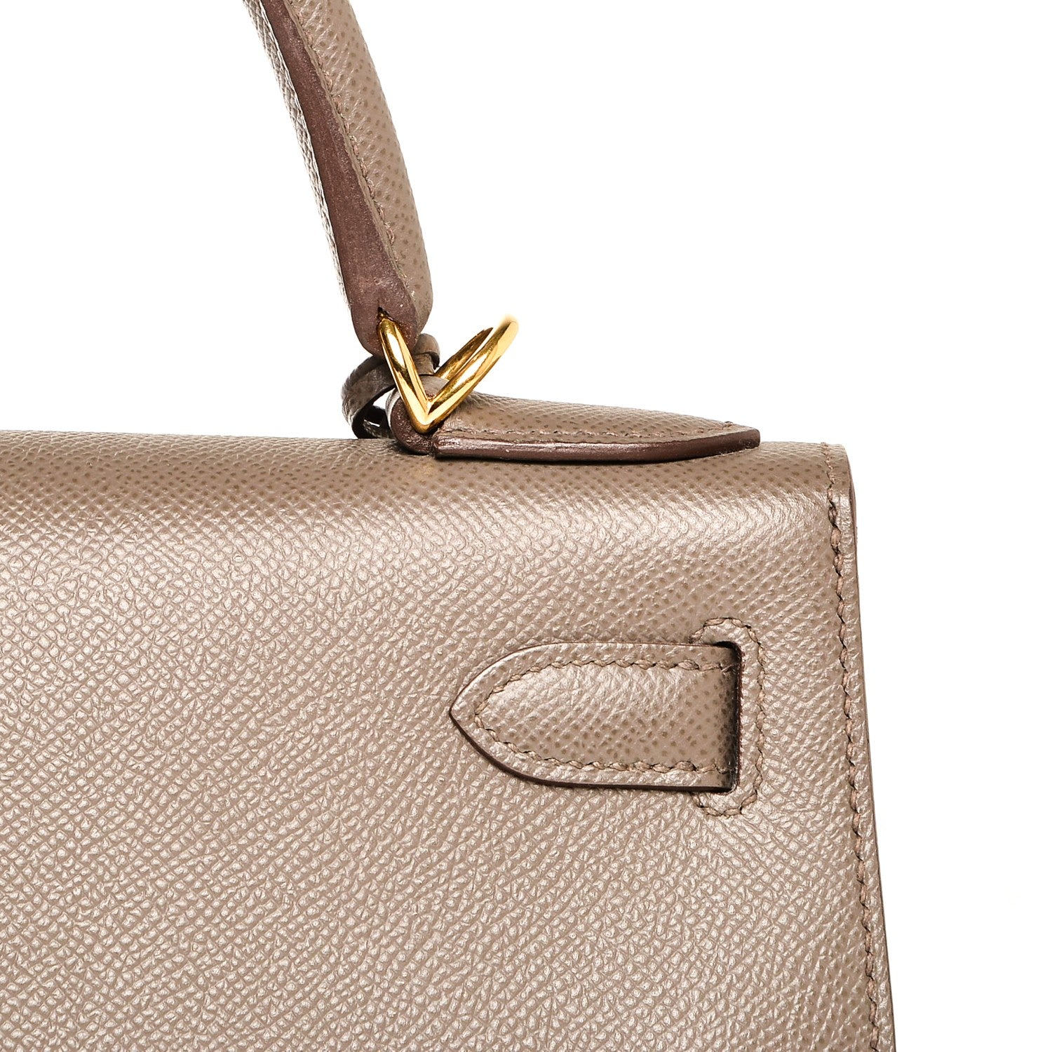 Hermes Epsom Kelly Sellier 28 Etain 23 of 27