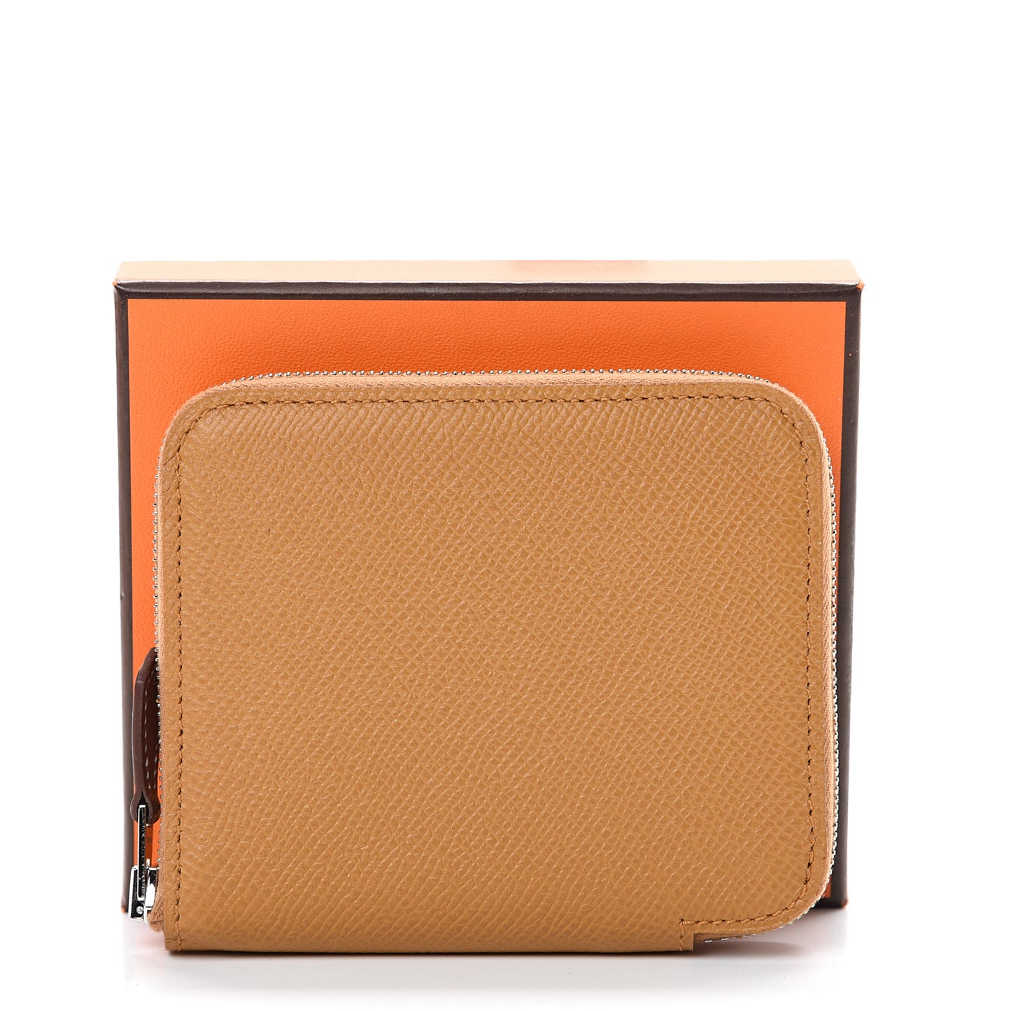 Epsom Silk'In Compact Wallet Sesame