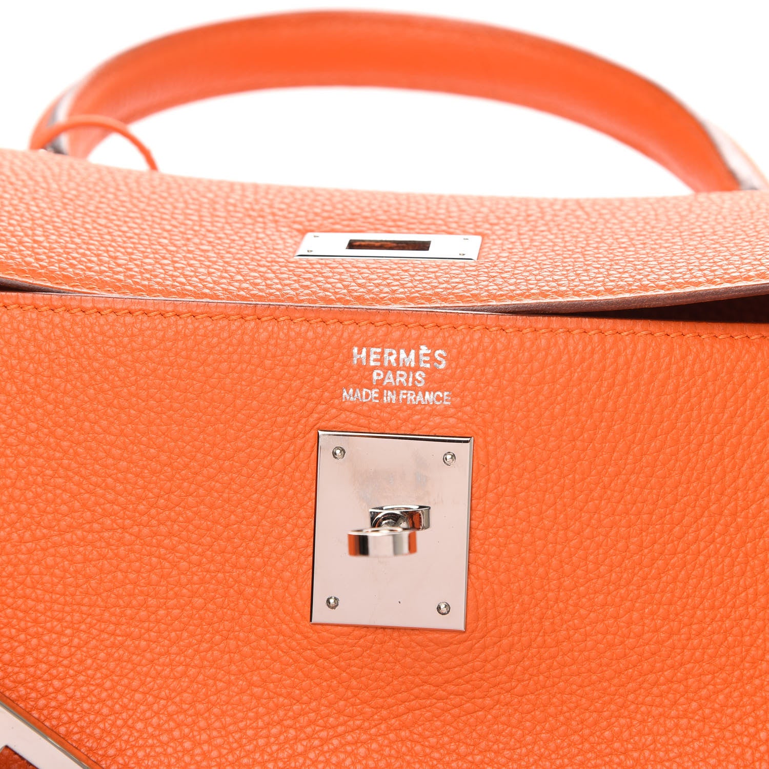 Hermes Togo Kelly Sellier 35 Orange 7 of 15