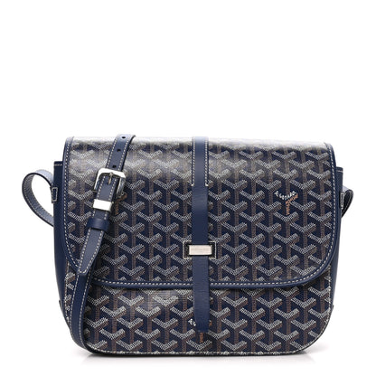 Goyard Goyardine Belvedere II MM Messenger Bag Navy 1 of 8