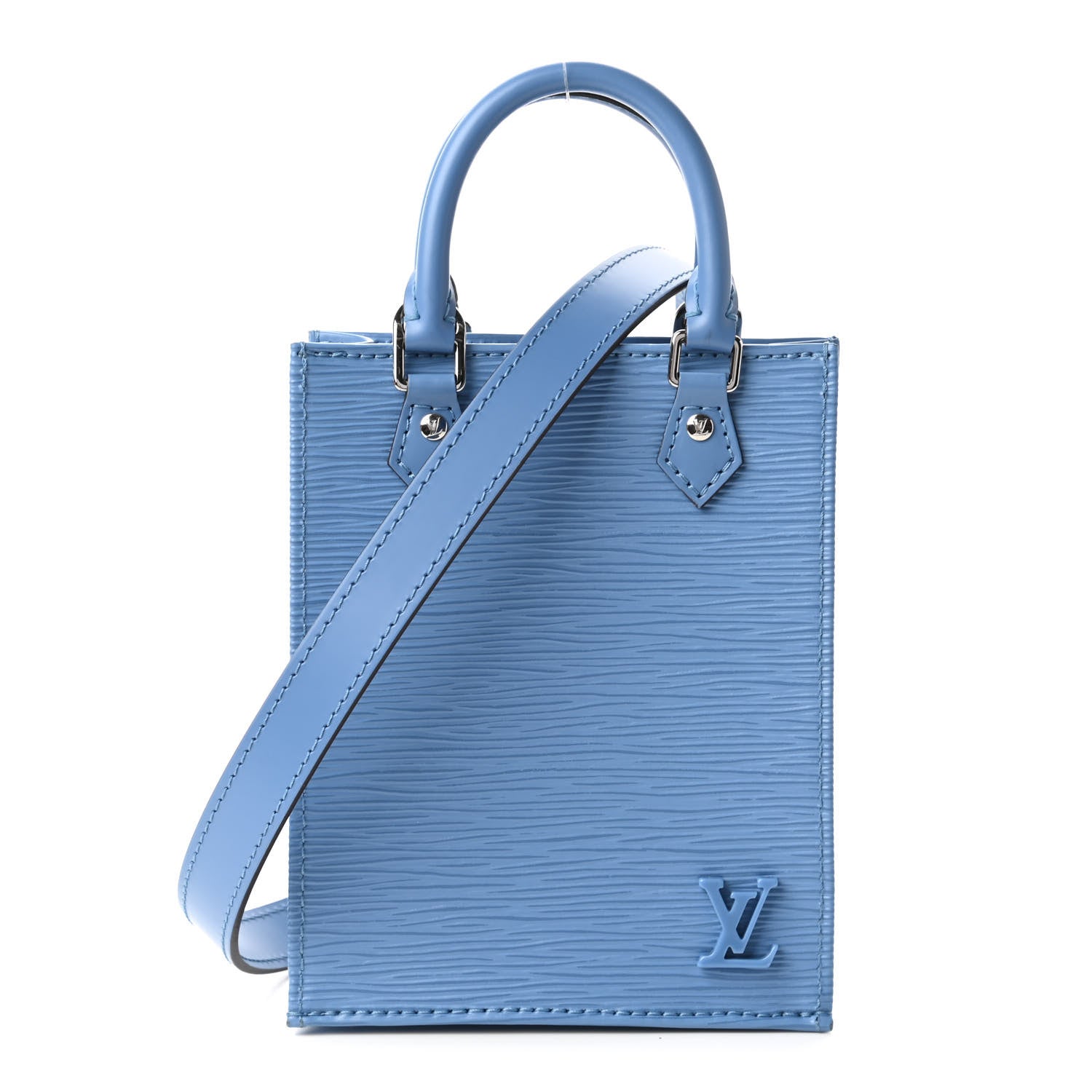 Louis Vuitton Epi Petit Sac Plat Bleuet 1 of 11