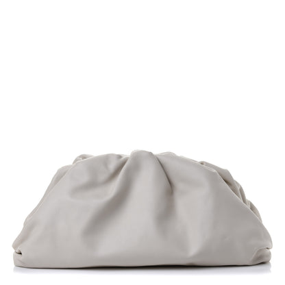 Bottega Veneta Smooth Butter Calf The Pouch Oversized Clutch Mist 1 of 4
