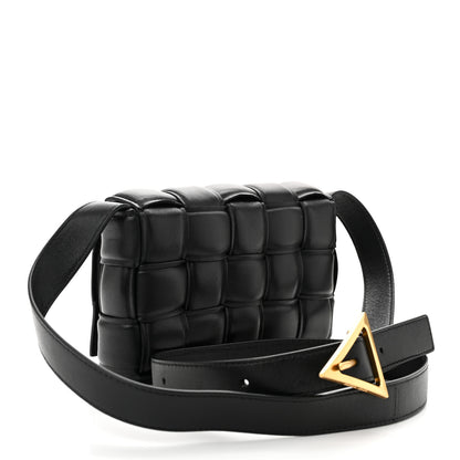 Bottega Veneta Nappa Maxi Intreccio Small Padded Cassette Crossbody Bag Black 3 of 9