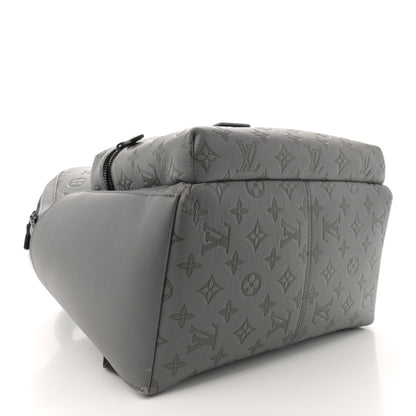 Louis Vuitton Calfskin Monogram Shadow Discovery Backpack Anthracite Gray 4 of 11