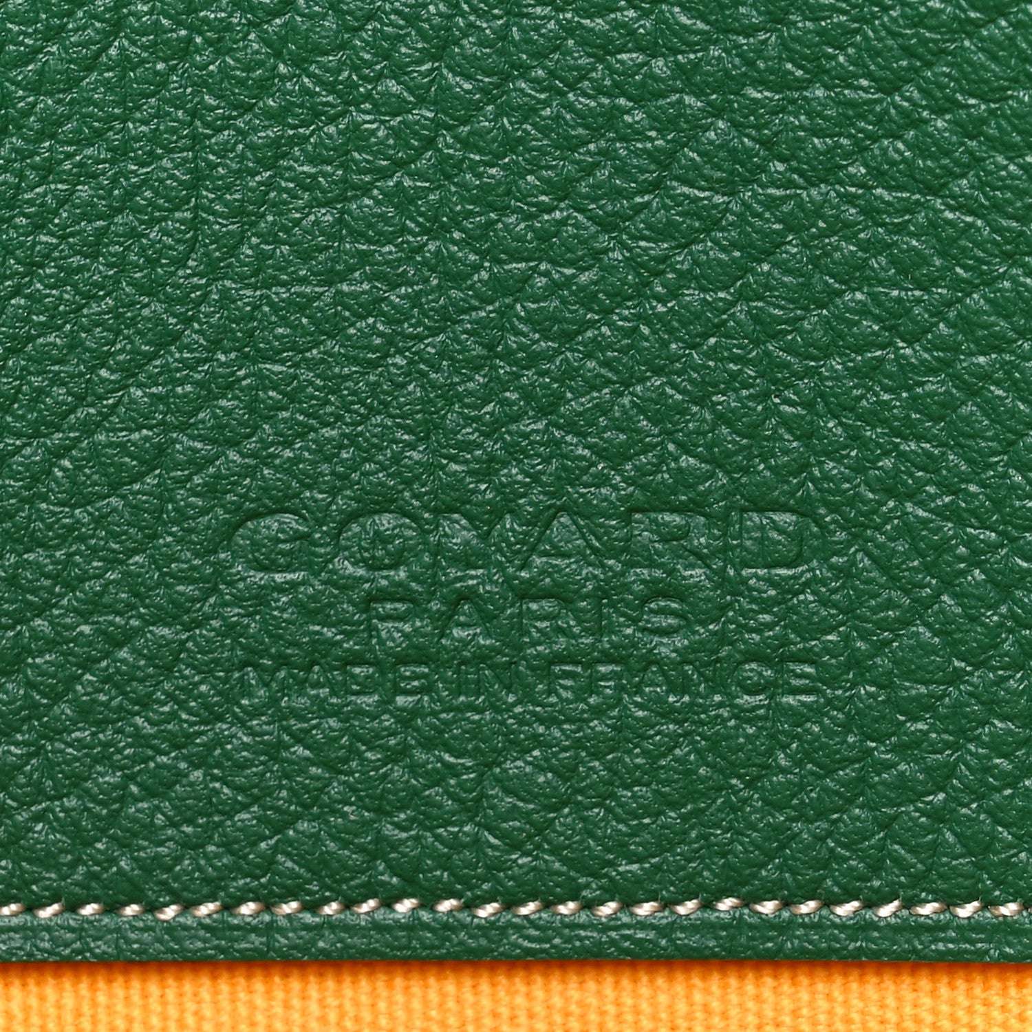 Goyard Goyardine Senat Pochette MM Green 6 of 6