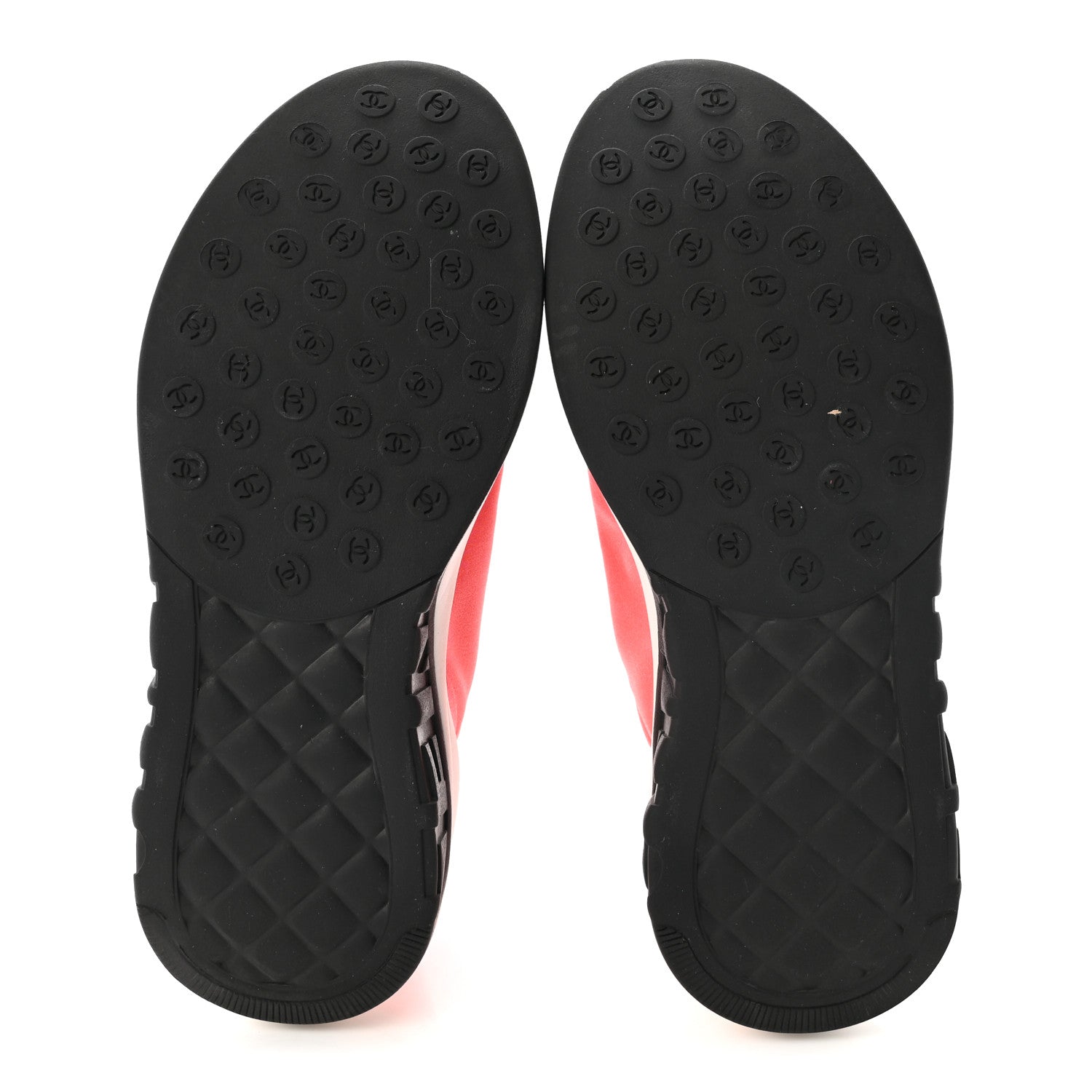 Chanel Lycra CC Sneakers 35 Coral 6 of 9