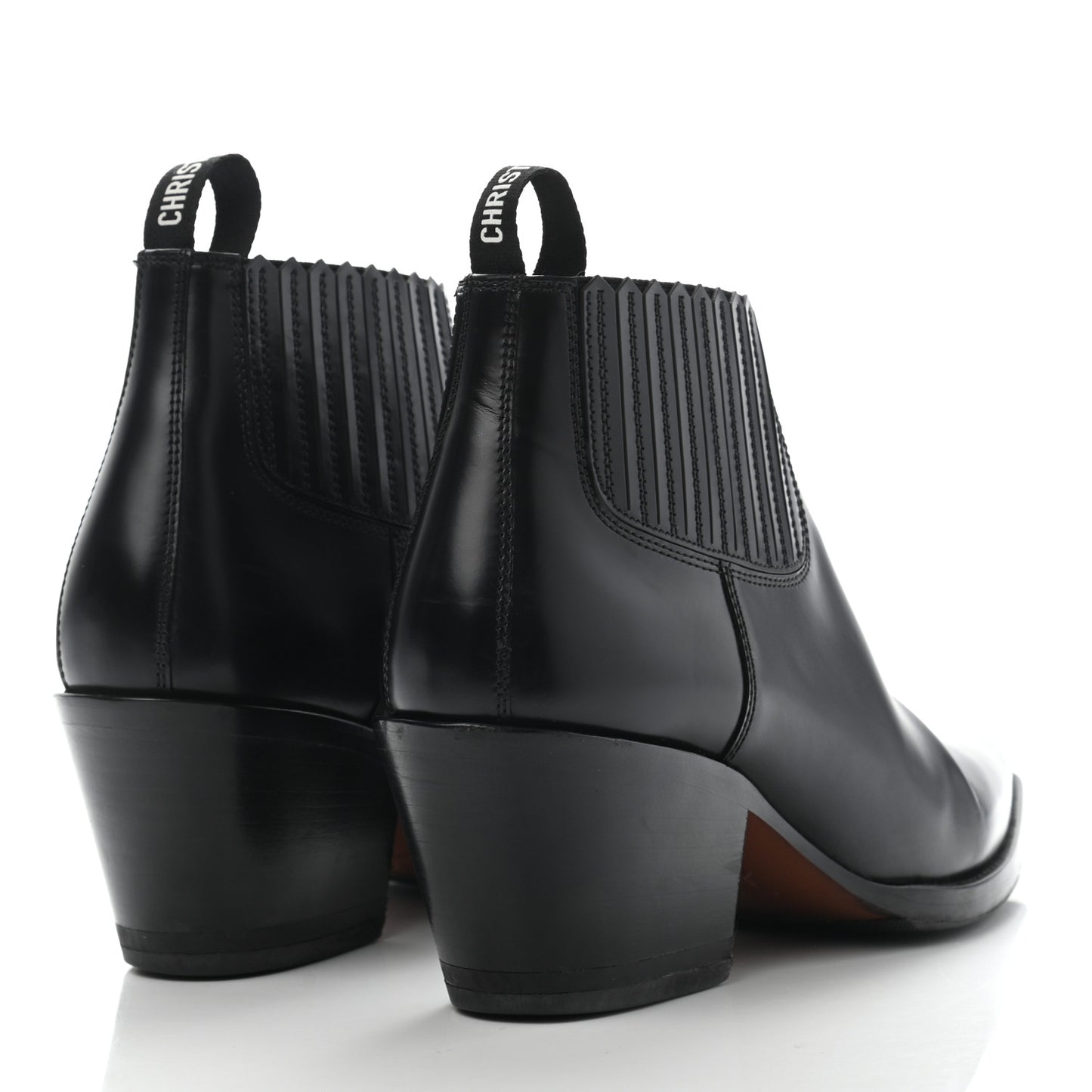 Calfskin L.A. Ankle Boots 36.5 Black