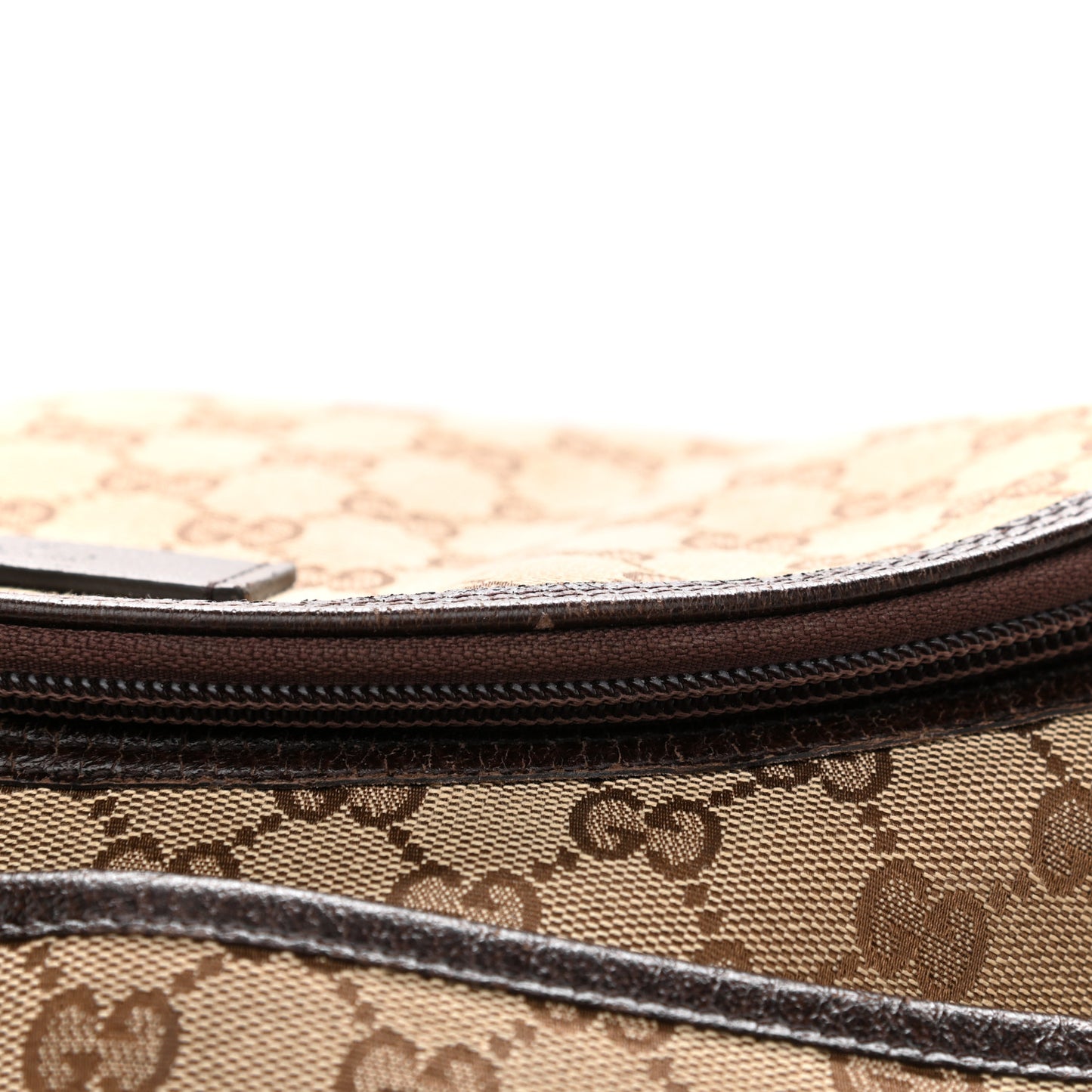 Monogram Natural Pigskin Large Diaper Bag Beige Ebony Cocoa Dark Chocolate