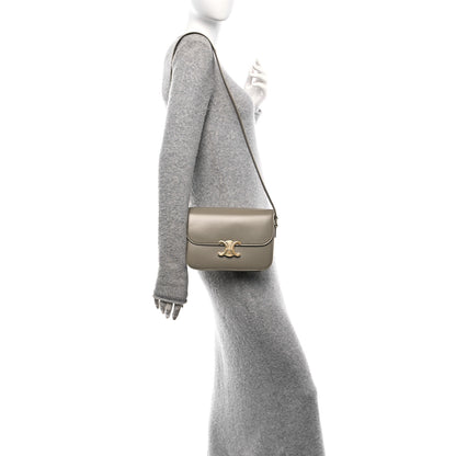 Celine Shiny Calfskin Medium Triomphe Modern Taupe 2 of 11