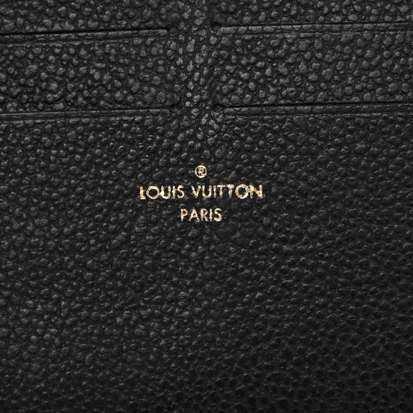 Calfskin Felicie Chain Wallet Card Holder Insert Black