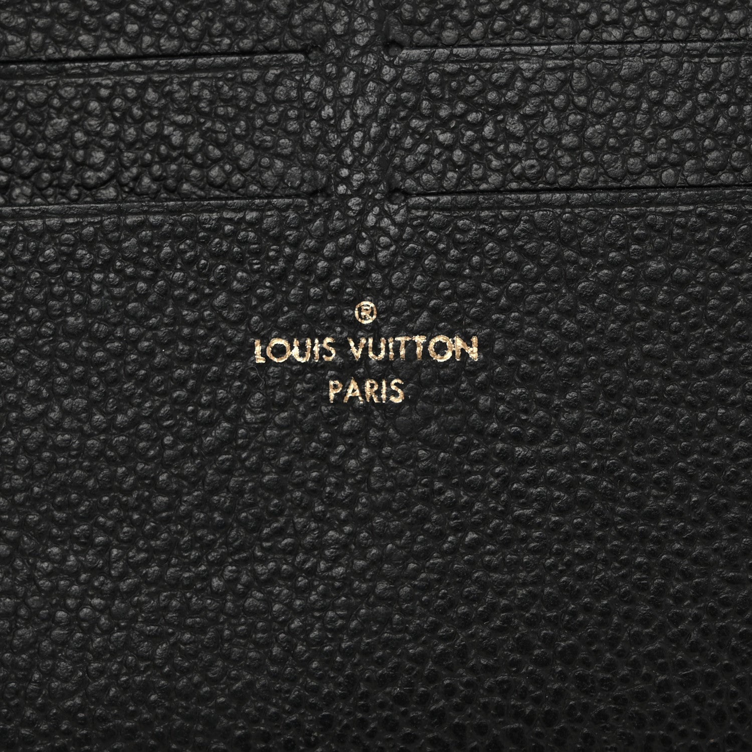 Louis Vuitton Calfskin Felicie Chain Wallet Card Holder Insert Black 6 of 8
