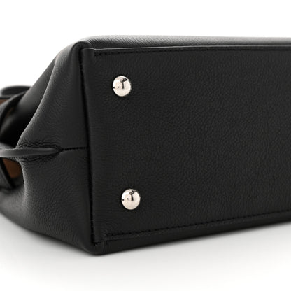 Louis Vuitton Calfskin Lockme Ever BB Black 8 of 12