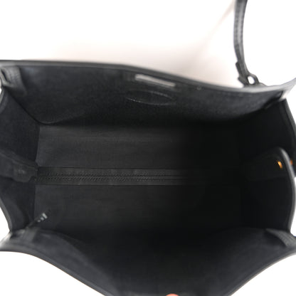 Fendi Glazed Fabric Vitello Century FF 1974 Stamp Patch Mini Peekaboo Defender Cover Mogano Panna Black 5 of 10
