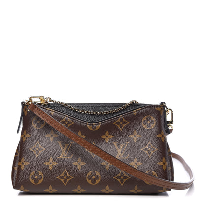 Louis Vuitton Monogram Pallas Clutch Black 1 of 10