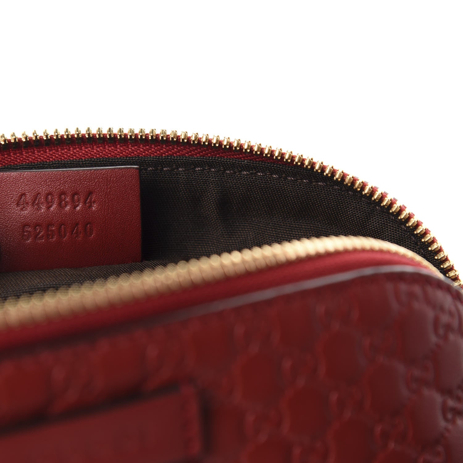 Gucci Microguccissima Small Cosmetic Case Red 7 of 7