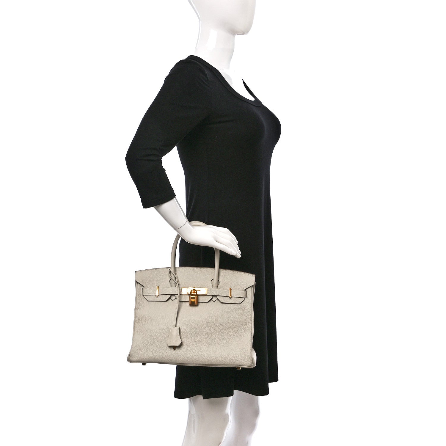 Hermes Togo Birkin 30 Craie 2 of 11