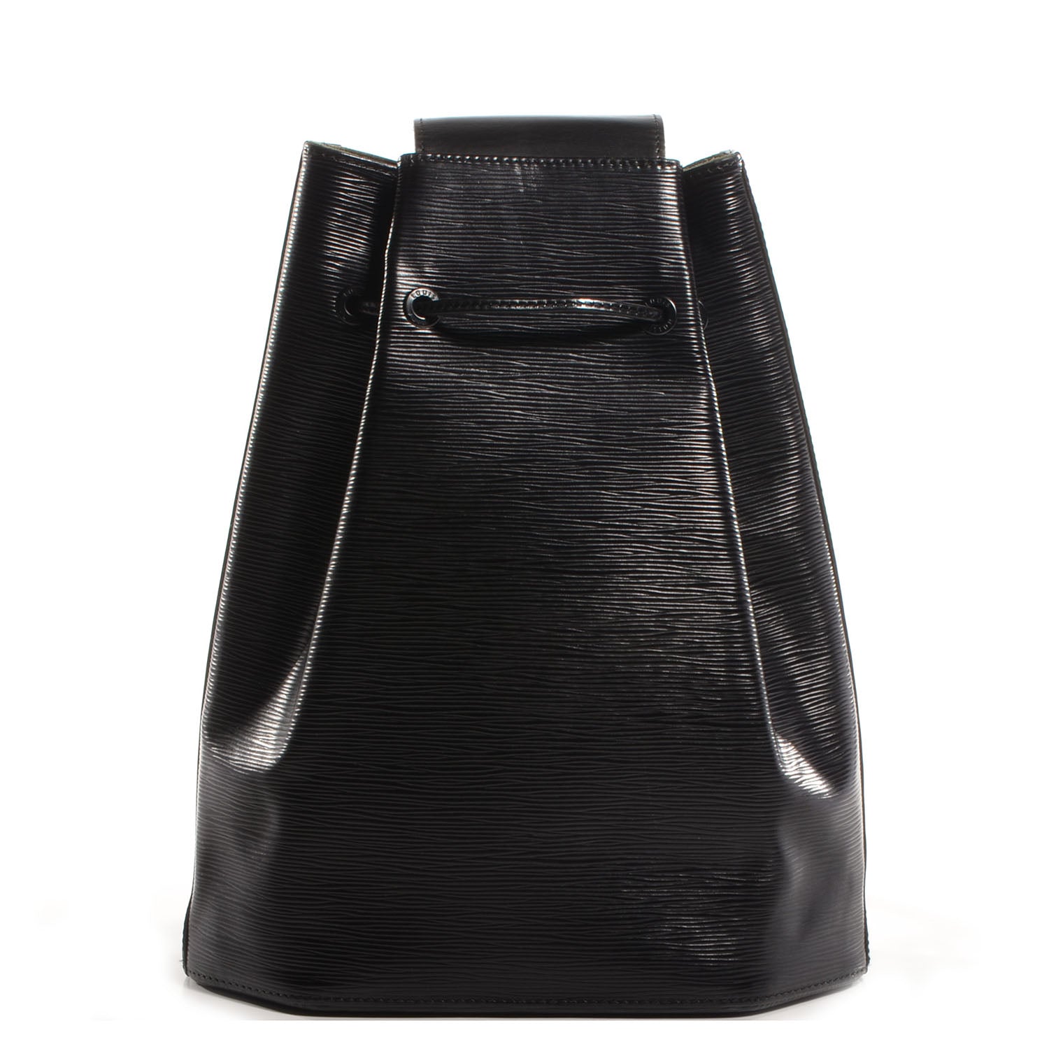 Louis Vuitton Epi Sac a Dos Drawstring Bag Black 1 of 6