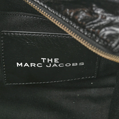 Marc Jacobs Shiny Crinkled Calfskin Small The Tote Bag Black 6 of 10