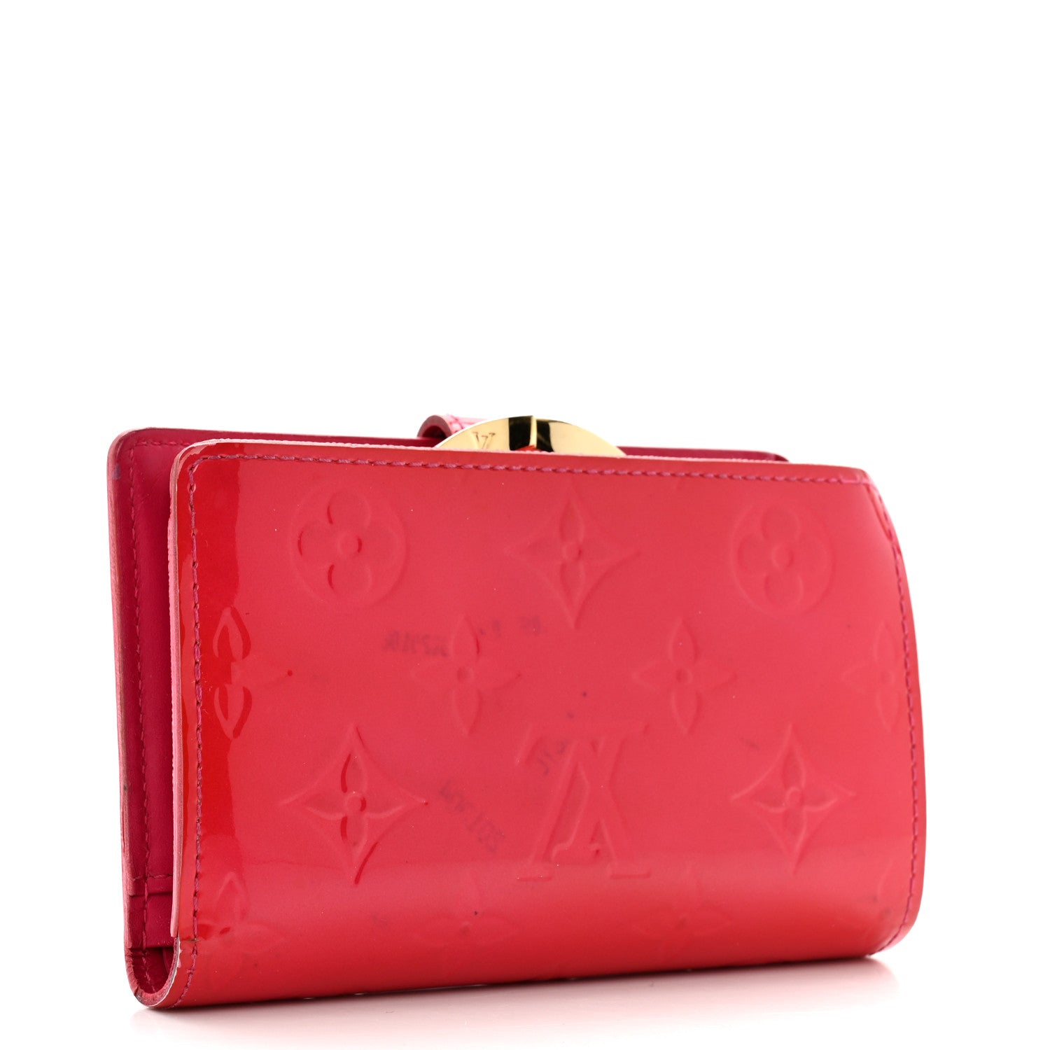 Louis Vuitton Vernis French Purse Wallet Pomme D'Amour 3 of 10