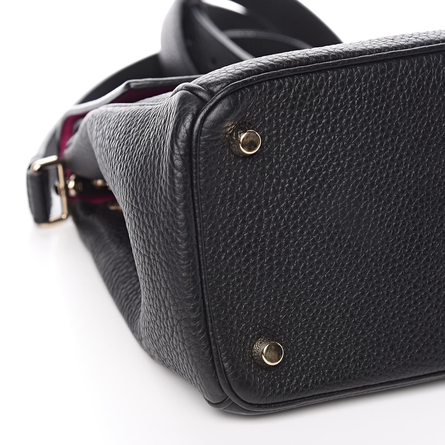 Christian Dior Bullcalf Small Be Dior Flap Black Fraise 7 of 9