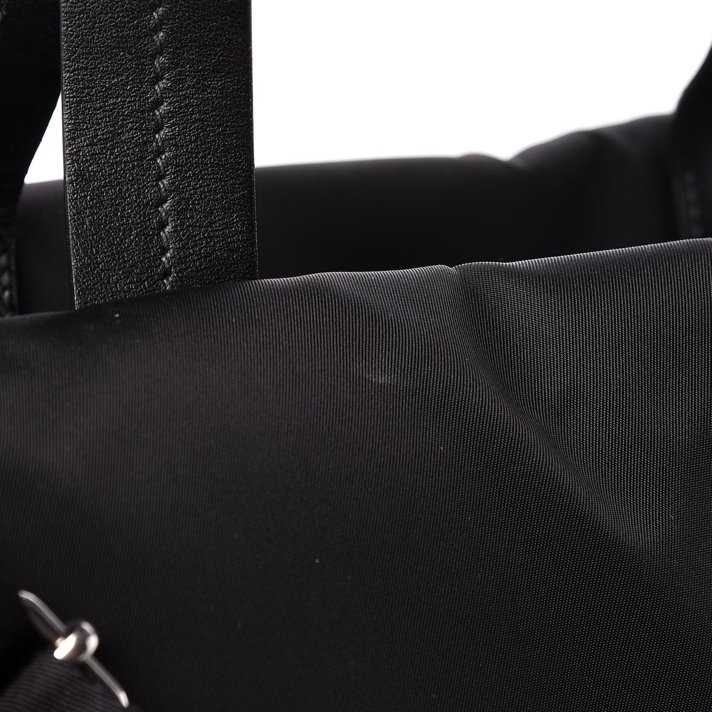 Tessuto Nylon Vela Shopping Tote Black