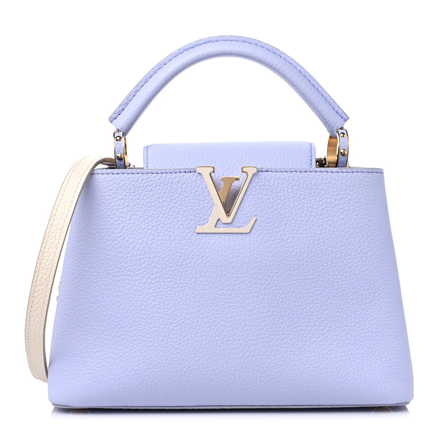 Louis Vuitton Taurillon Braided Chain Capucines BB Iris Creme 1 of 11