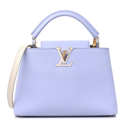Louis Vuitton Taurillon Braided Chain Capucines BB Iris Creme 1 of 11
