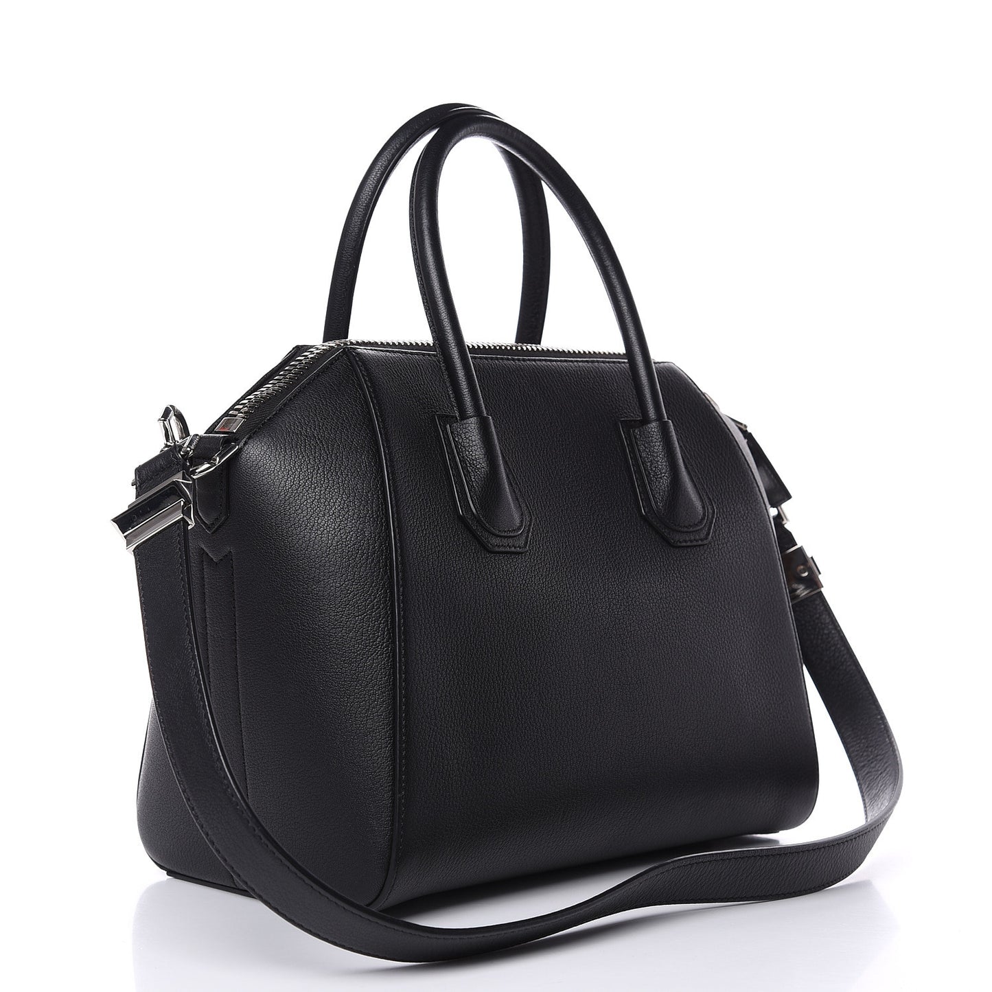 Sugar Goatskin Small Antigona Black