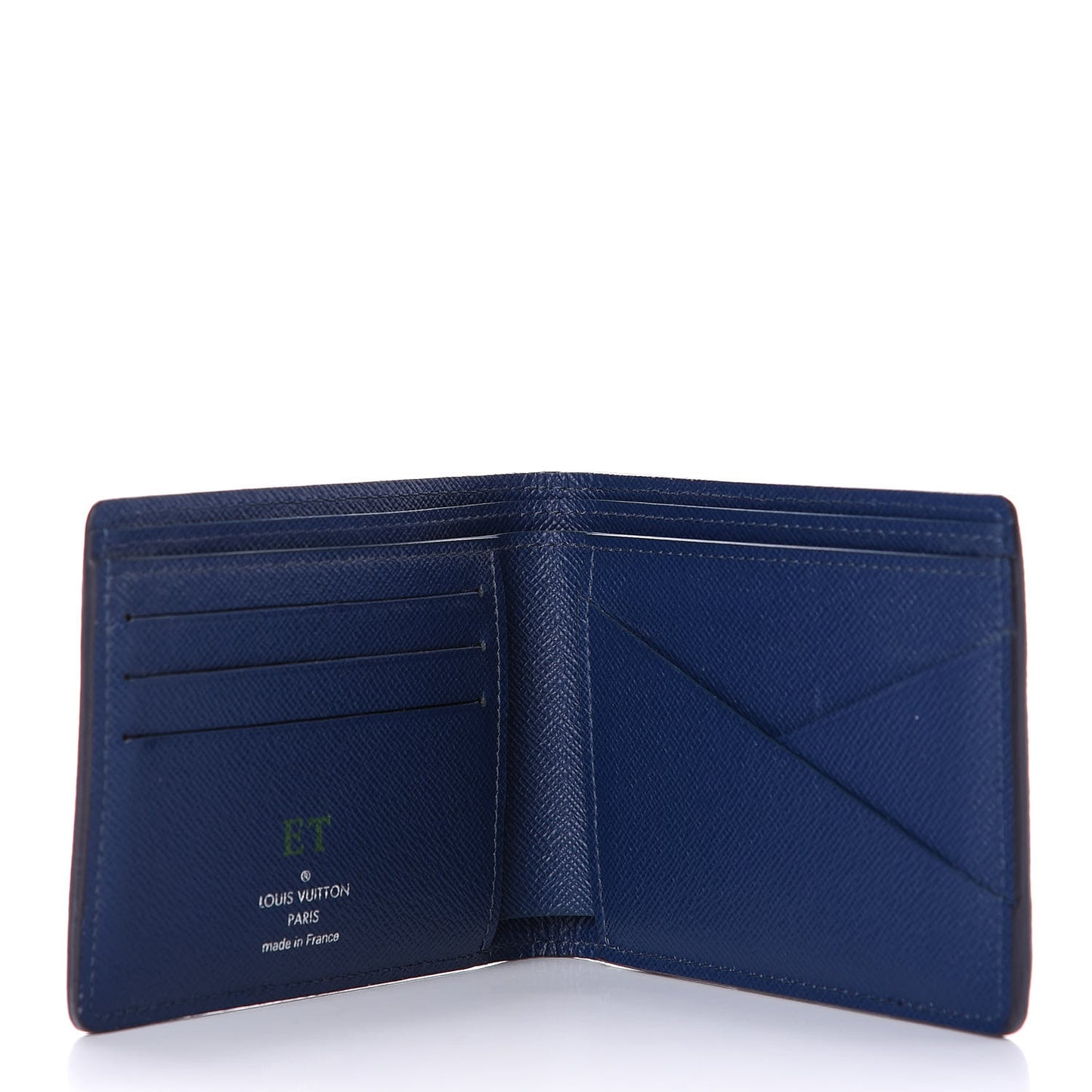 Epi Initials Multiple Wallet Cobalt