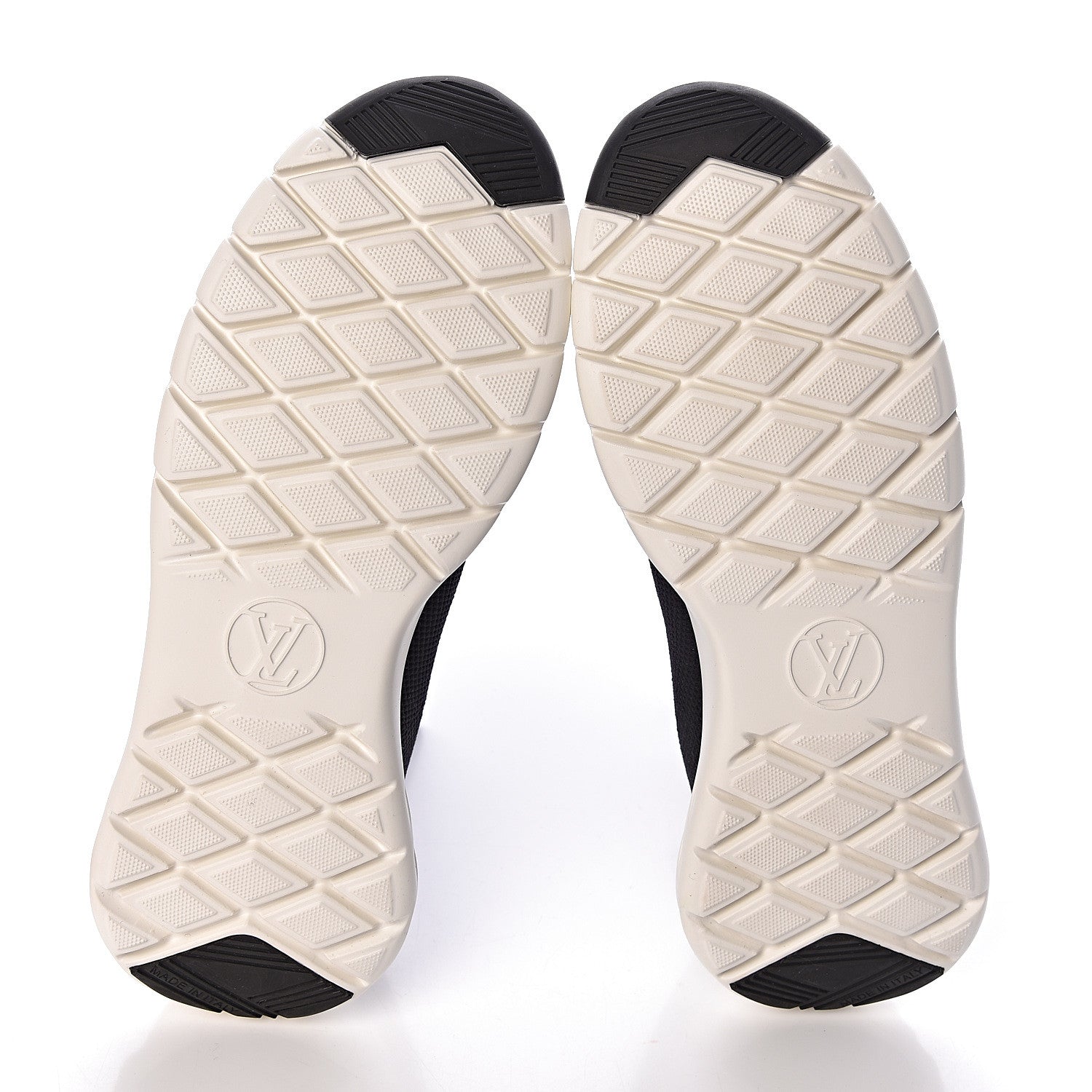 Louis Vuitton Stretch Fabric LV Black Heart Sock Sneaker 38 Black 9 of 11