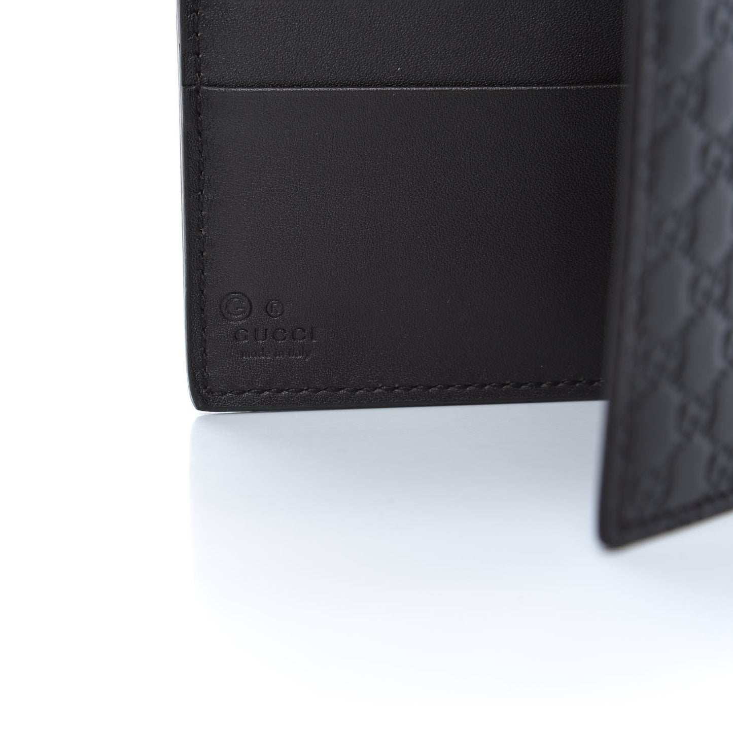 Microguccissima Passport Case Black