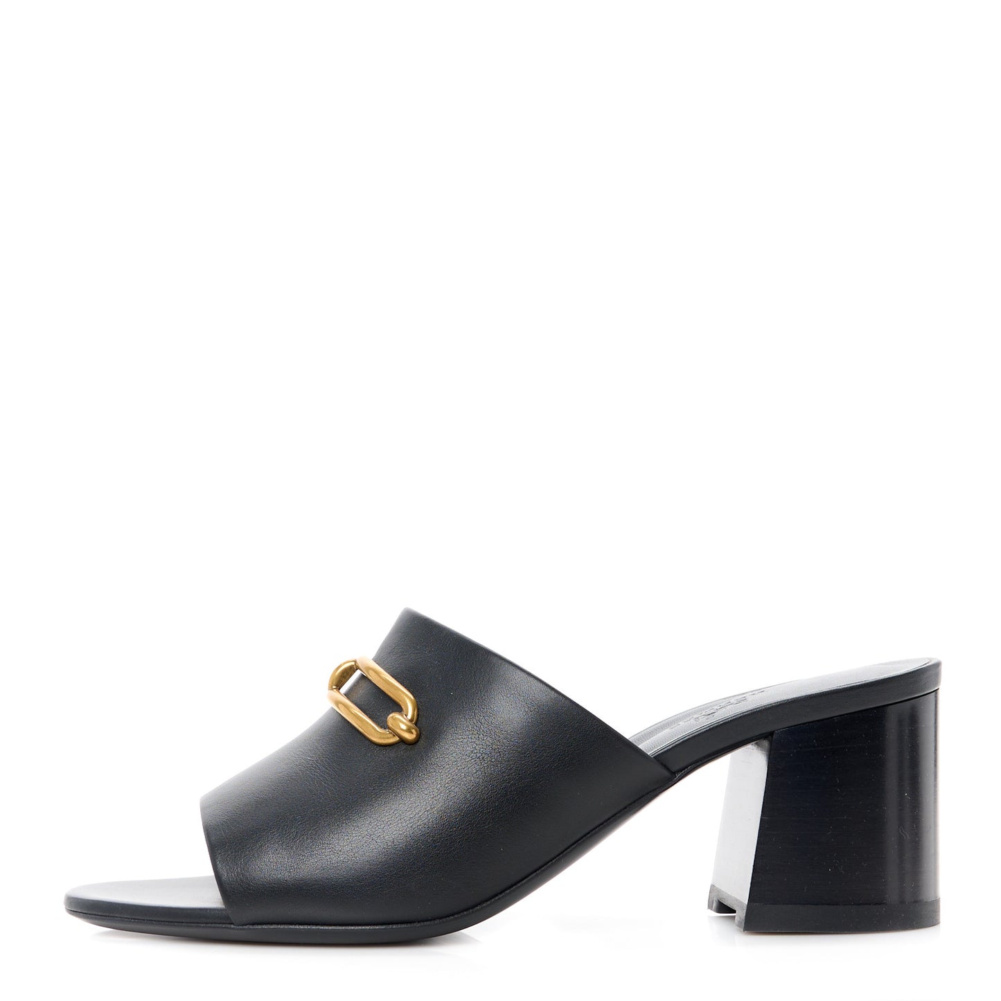 Calfskin Camilla Mules 40 Black