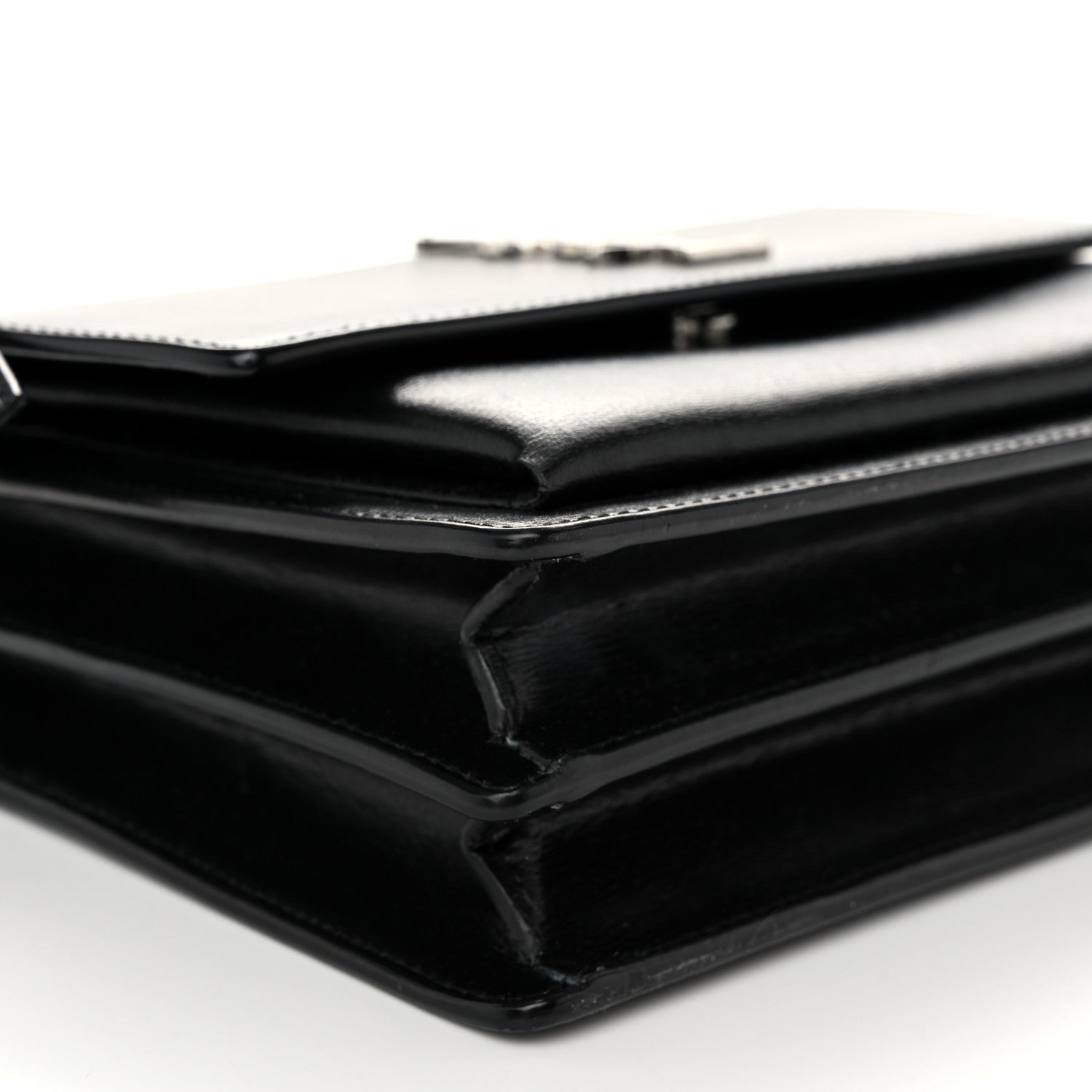Saint Laurent Calfskin Medium Monogram Sunset Black 9 of 10