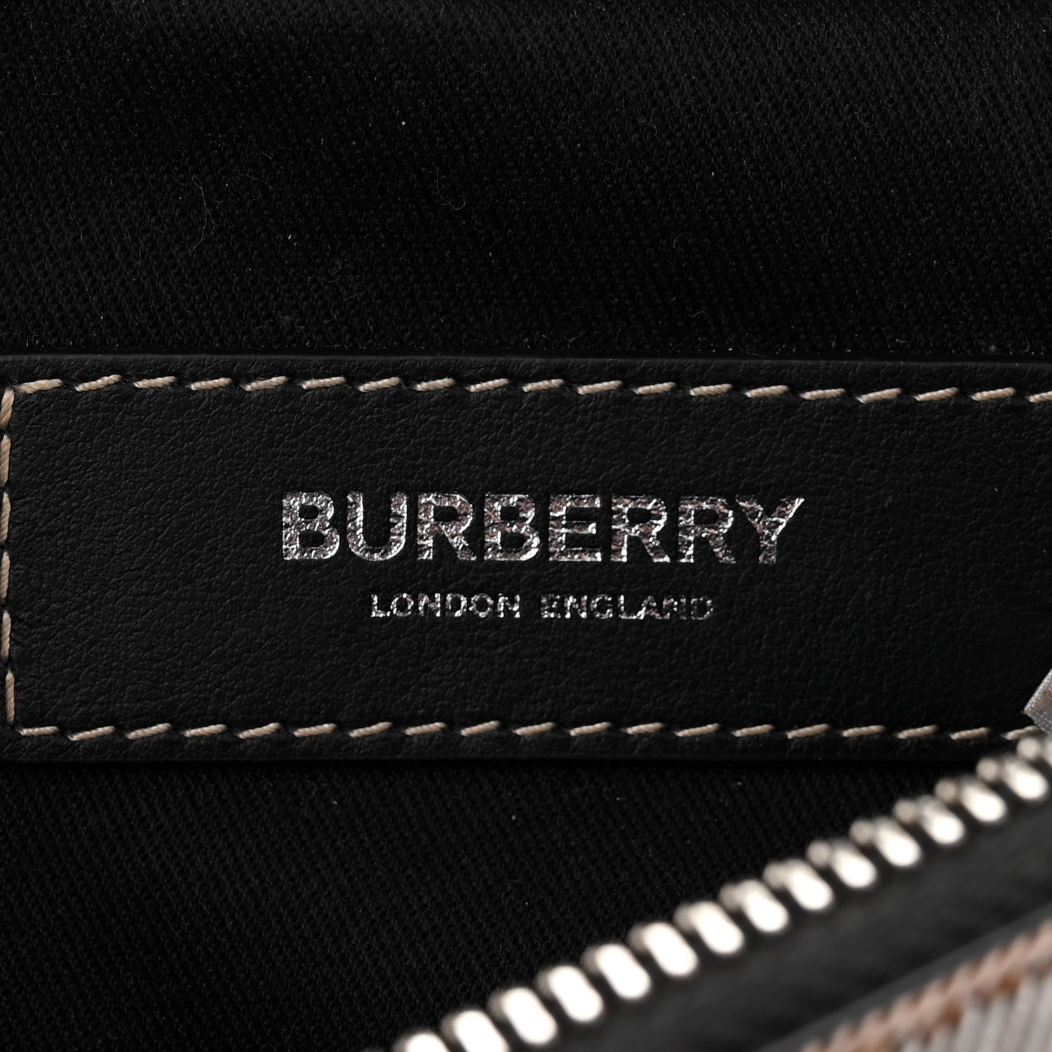 Burberry E-canvas Check Mini Cason Bum Bag Dark Birch Brown 6 of 9