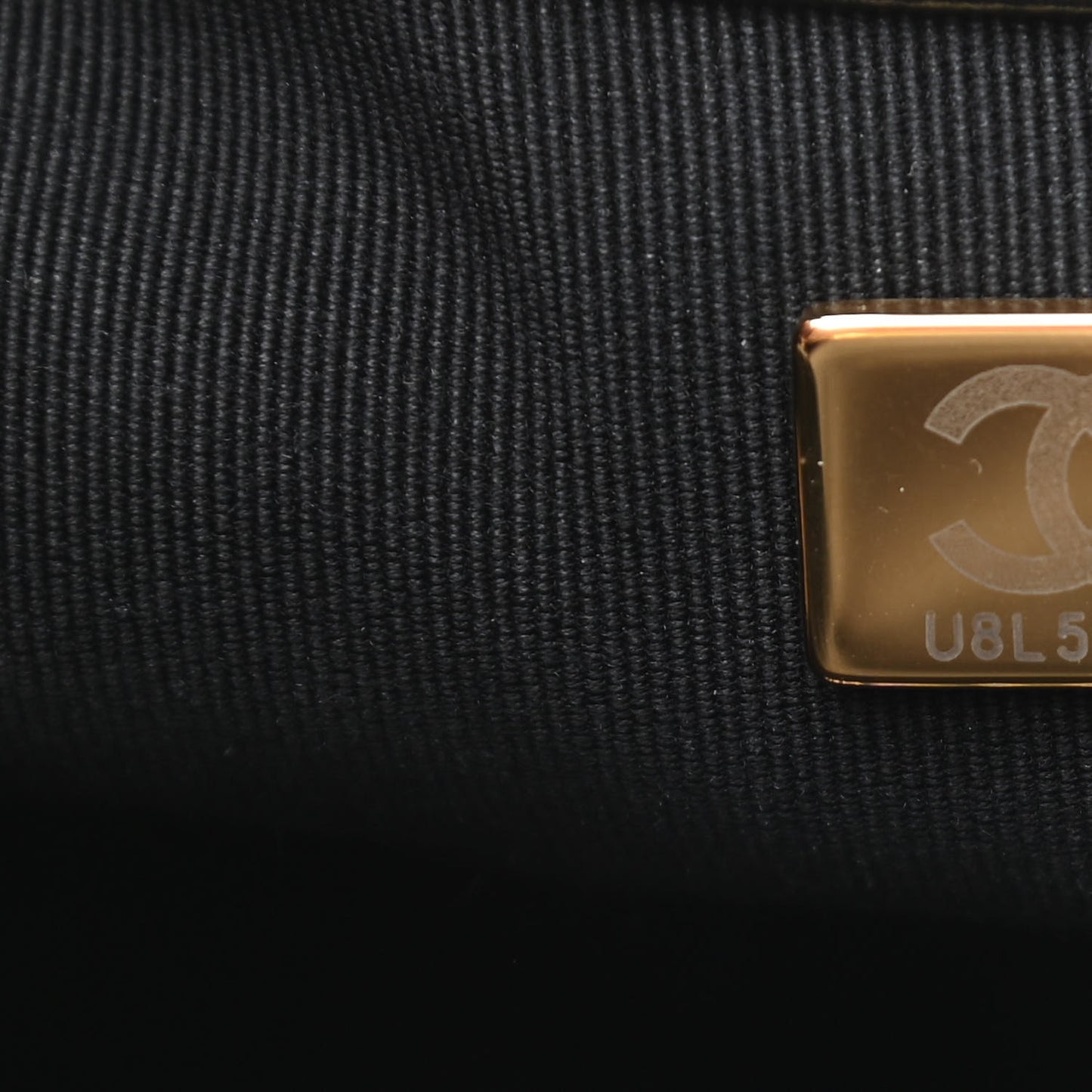 Lambskin Quilted Small Lacquered Chain Flap Black