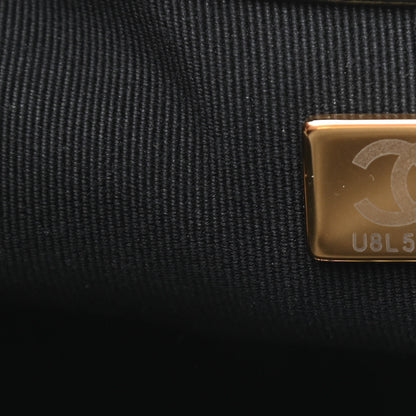 Chanel Lambskin Quilted Small Lacquered Chain Flap Black 7 of 10