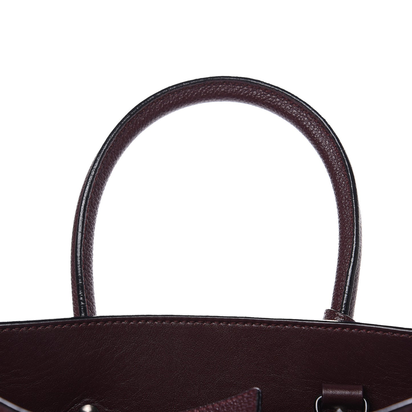 Grained Calfskin Baby Sac De Jour Amaranto