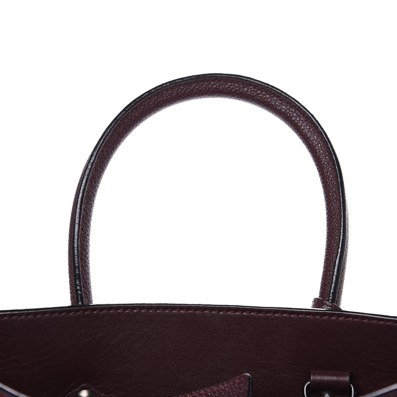 Saint Laurent Grained Calfskin Baby Sac De Jour Amaranto 13 of 14