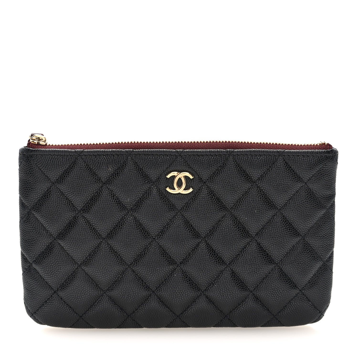 Chanel Caviar Quilted Cosmetic Case Black 1 of 8