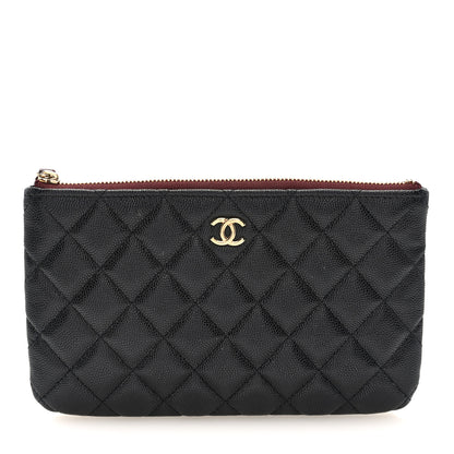 Chanel Caviar Quilted Cosmetic Case Black 1 of 8