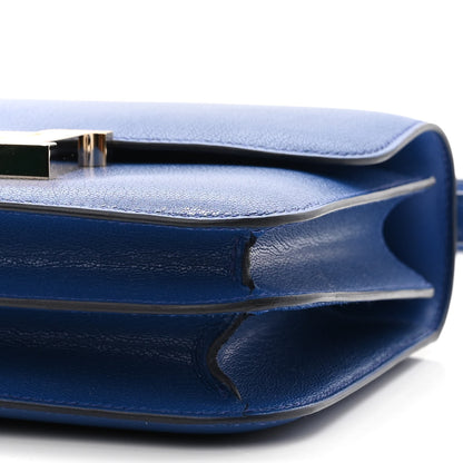 Hermes Chevre Mysore Constance 18 Bleu Electrique 10 of 11