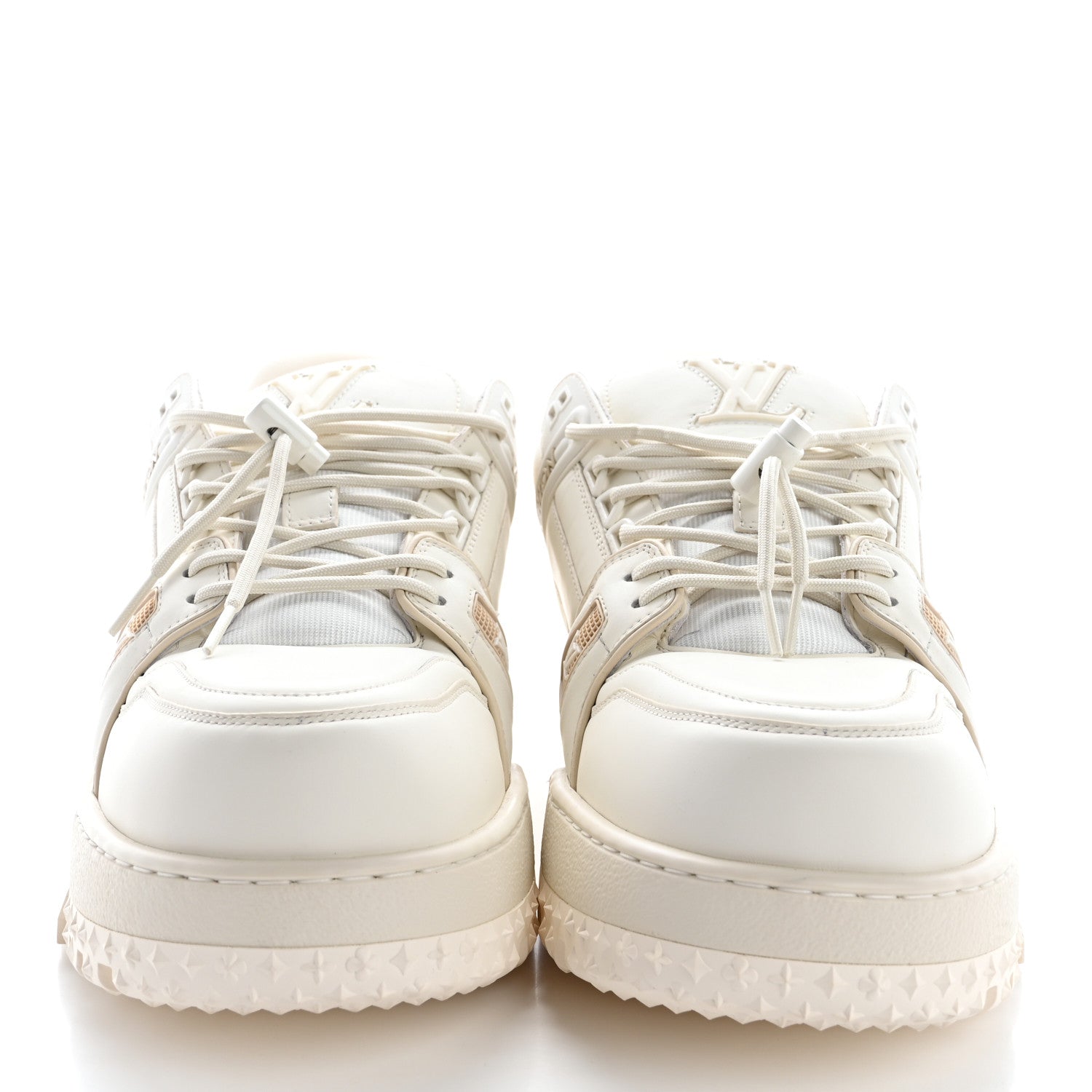 Louis Vuitton Calfskin Mens LV Trainer Maxi Sneakers 11 White 3 of 13